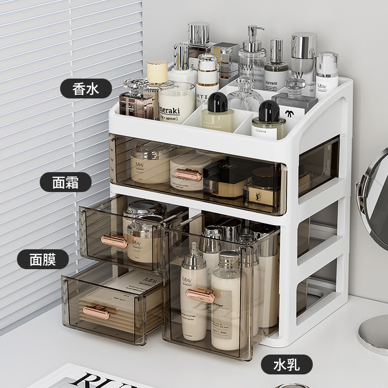 High Luxury Skincare - Desktop Cosmetics Storage Box, High-End Skincare