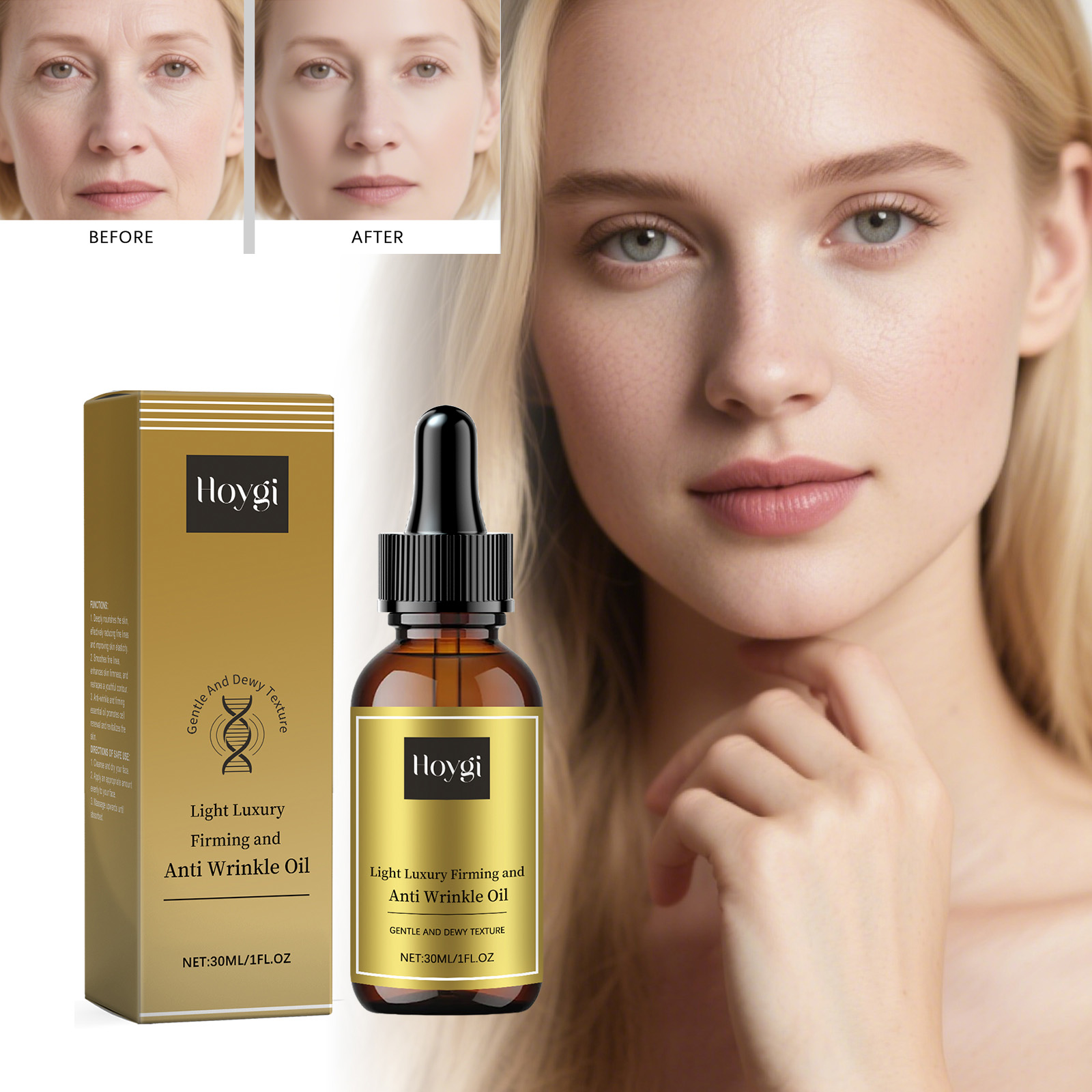 Luxury Skincare China - Firming Facial Care Oil Lifting Anti