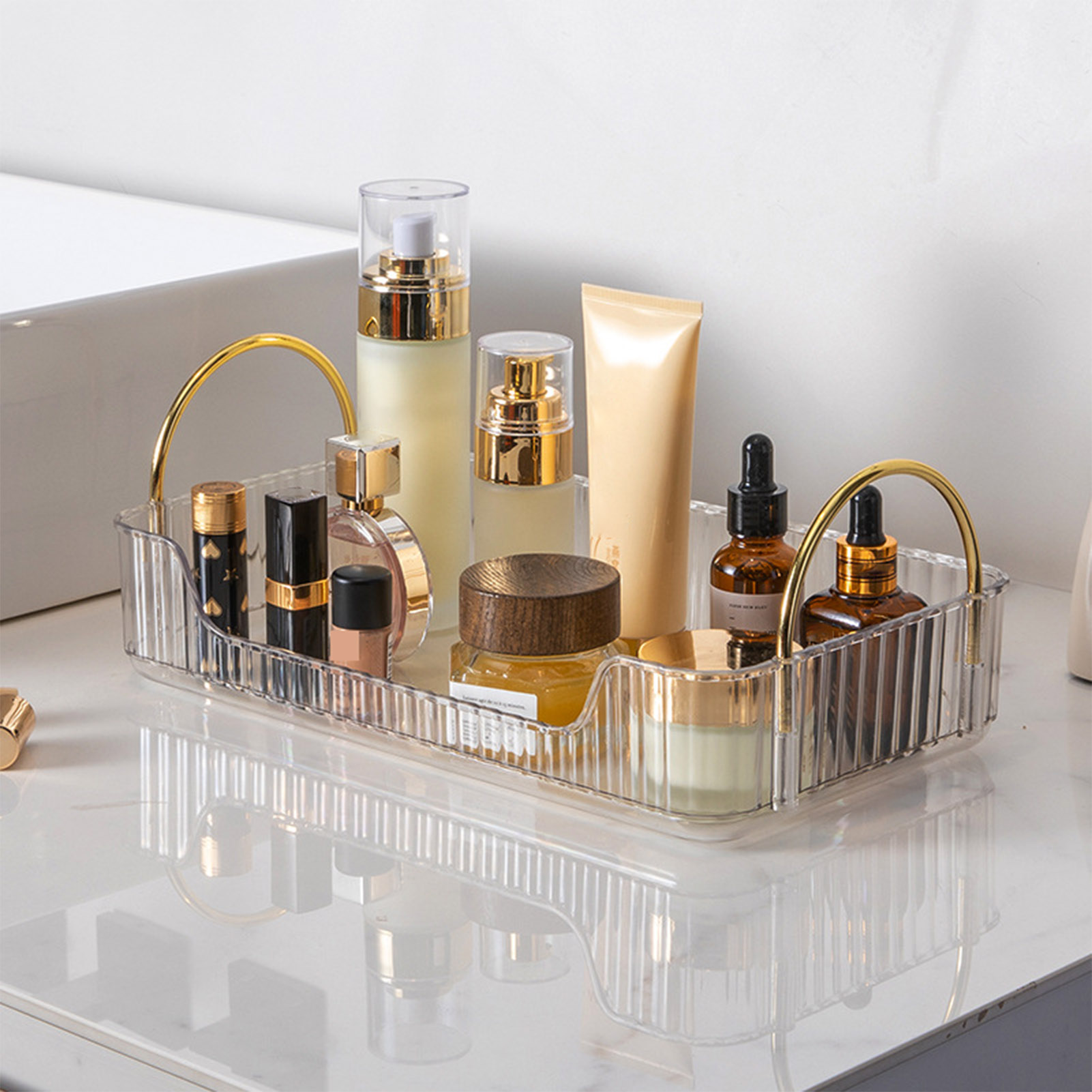 Bathroom Organizer Rack Light  - огляд і ціна Luxury Skincare Tray