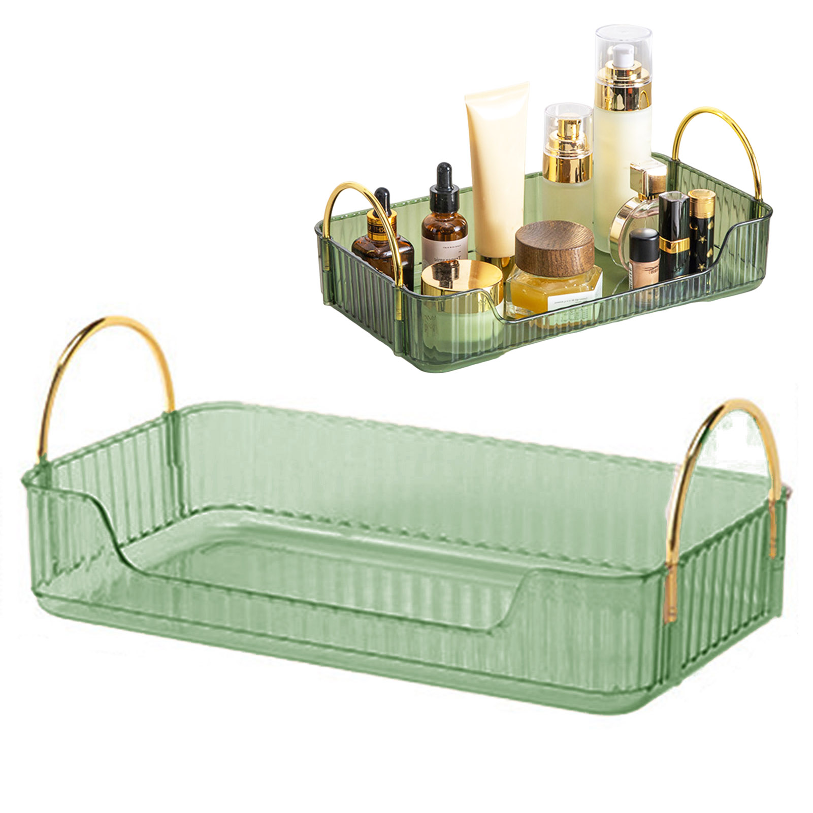 Bathroom Organizer Rack Light  - огляд і ціна Luxury Skincare Tray