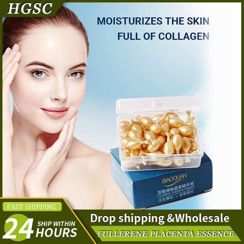 50PCS Face Serum Hyaluronic Ac - огляд і ціна Placenta Extract Serum