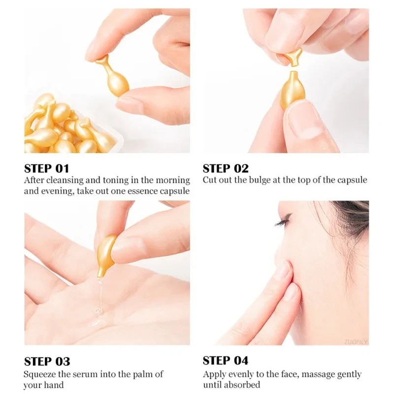 50PCS Face Serum Hyaluronic Ac - огляд і ціна Placenta Extract Serum