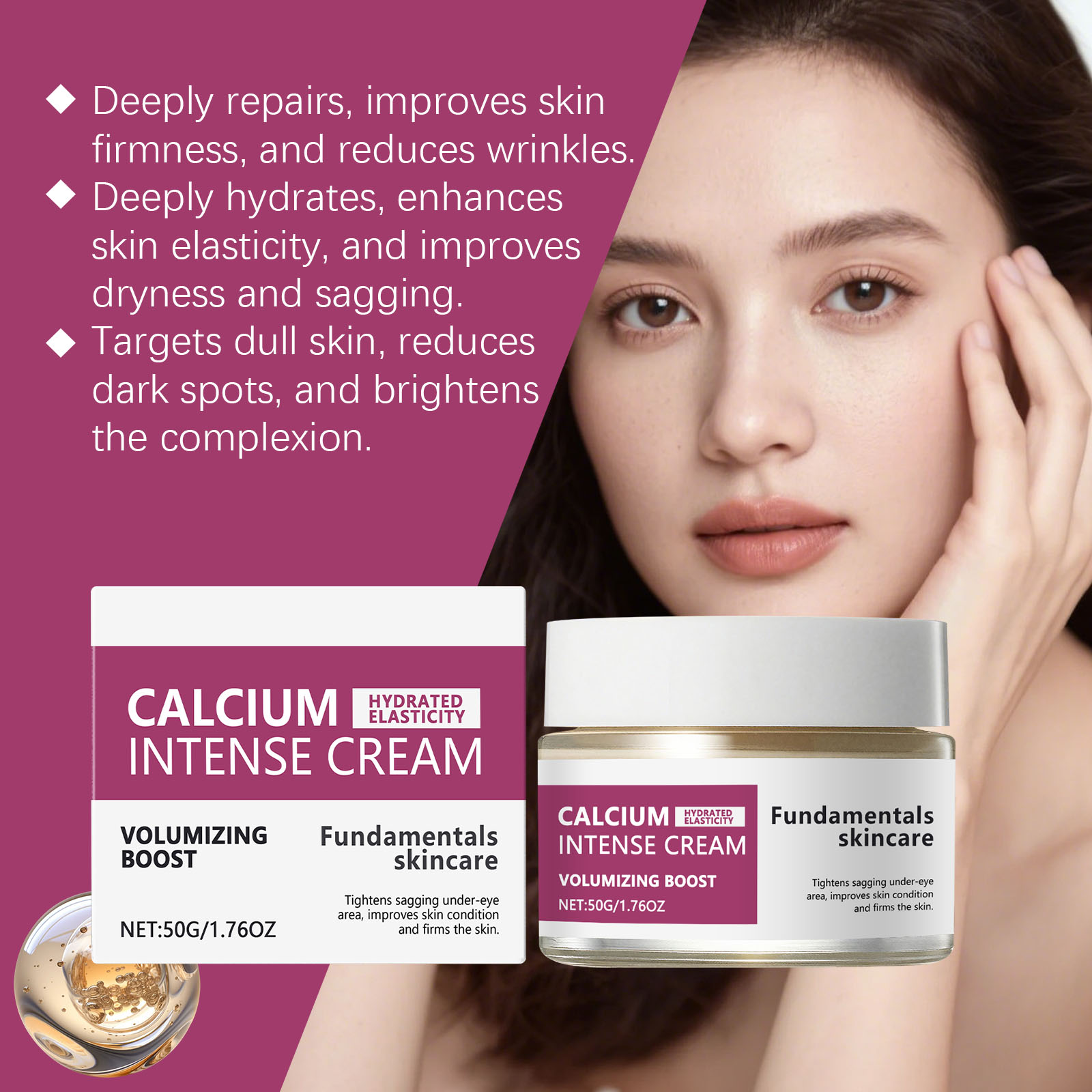 Calcium Intense Cream Tighten  - огляд і ціна Luxury Skincare Brands