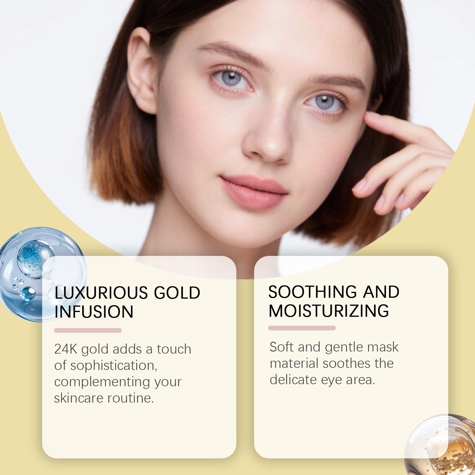 Moisturizing Repairing 24k Gol - огляд і ціна Luxury Skincare Mask