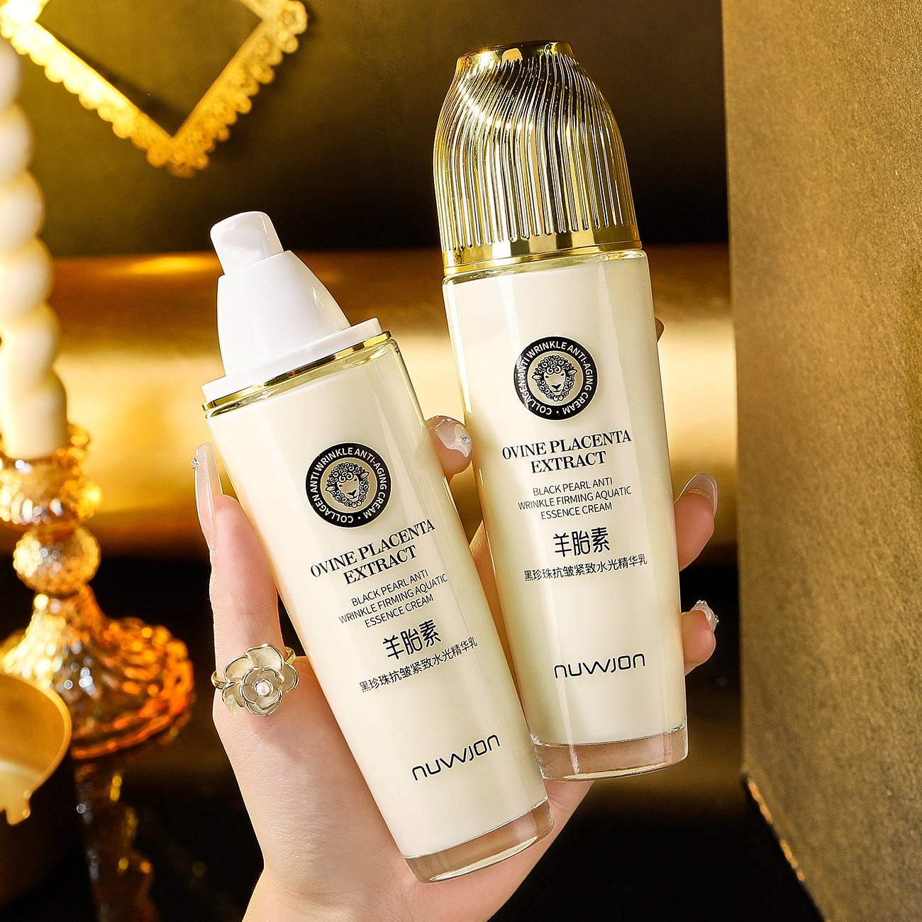 120g Anti-Aging Face Lotion Sh - огляд і ціна Placenta Extract Serum