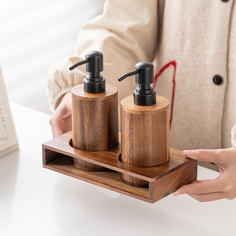 Walnut wood press-type portion - огляд і ціна Luxury Skincare Tray