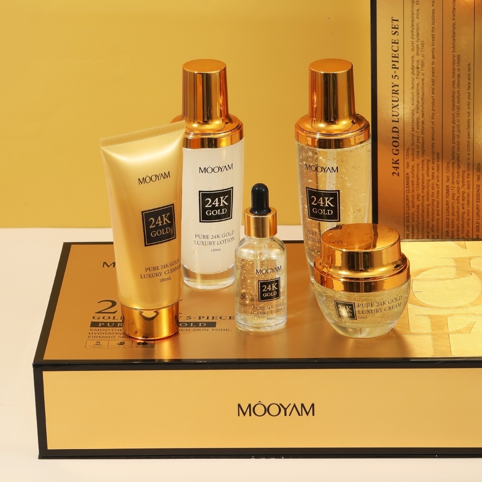 24K Gold LUXURY Moisturizin An - огляд і ціна Luxury Skincare Sets