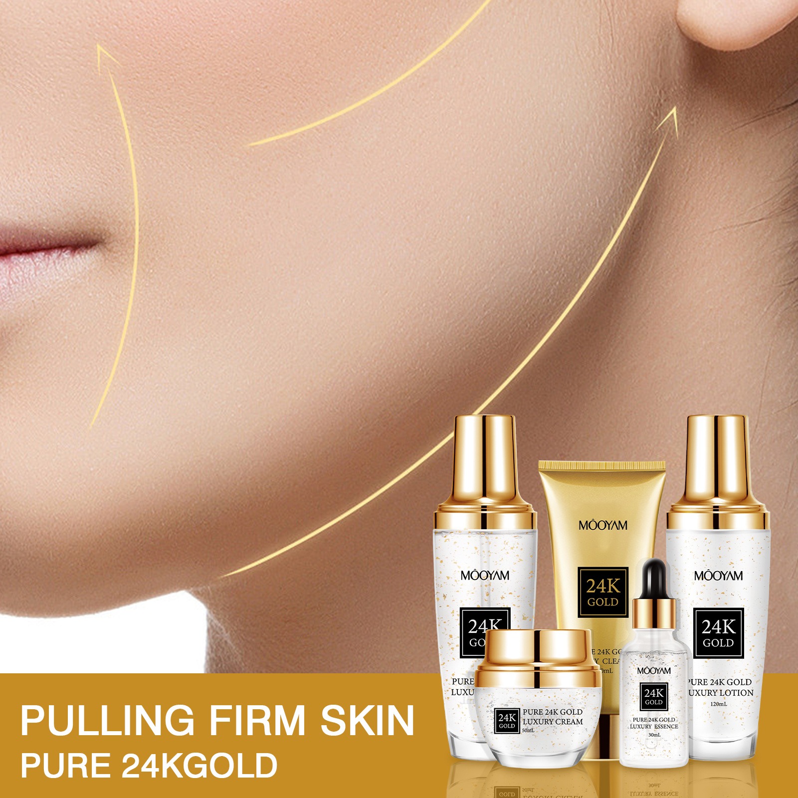 24K Gold LUXURY Moisturizin An - огляд і ціна Luxury Skincare Sets