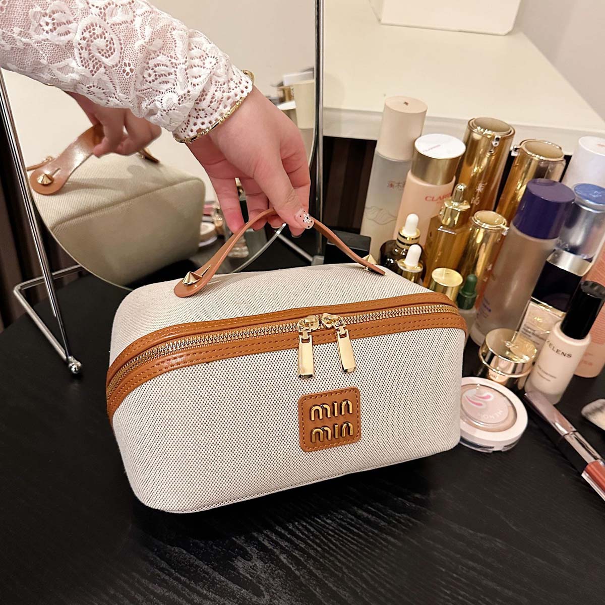 Makeup bag - Retro light luxur - огляд і ціна High Luxury Skincare