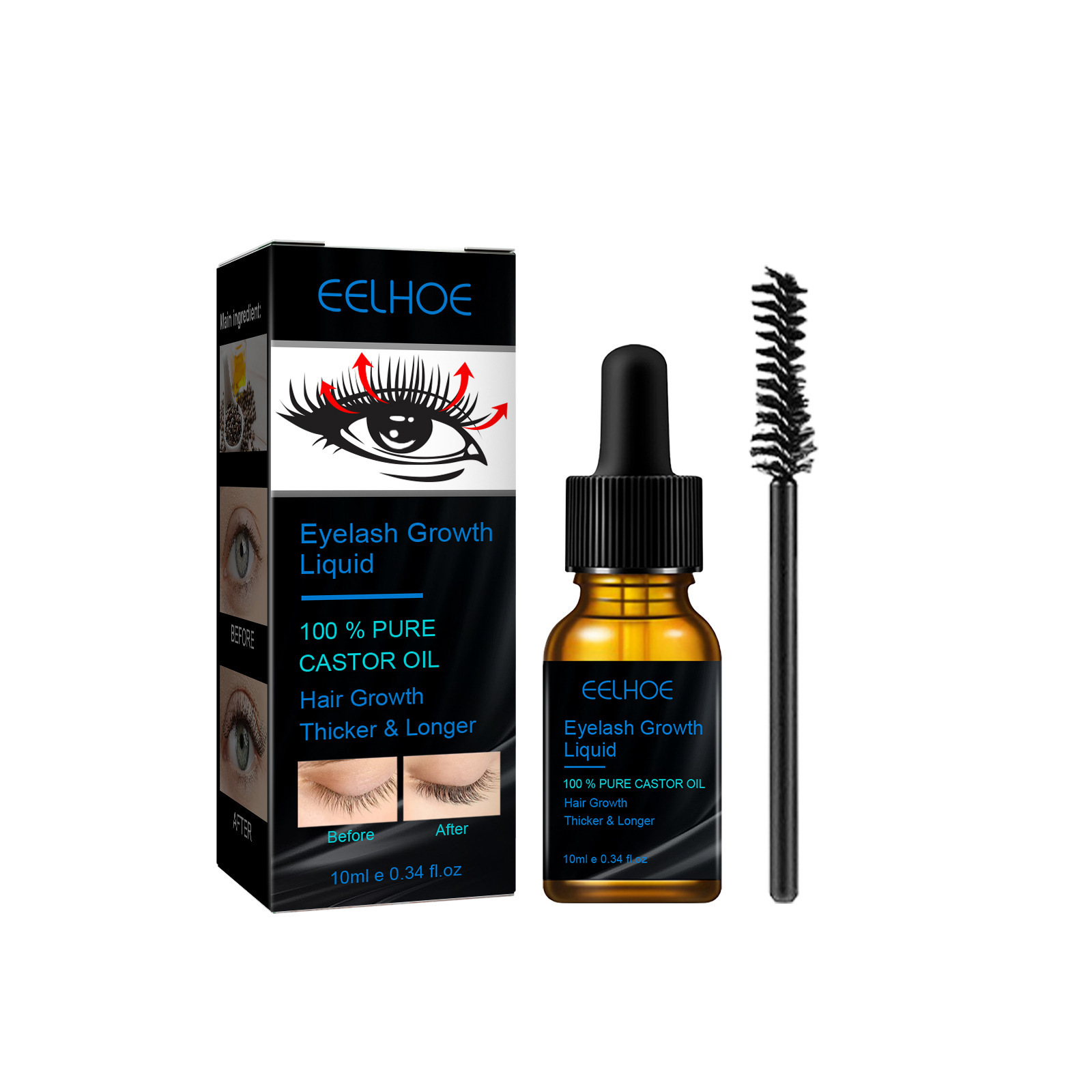 Castor Oil Eyelash Growth Seru - огляд і ціна Growth Factor Serum