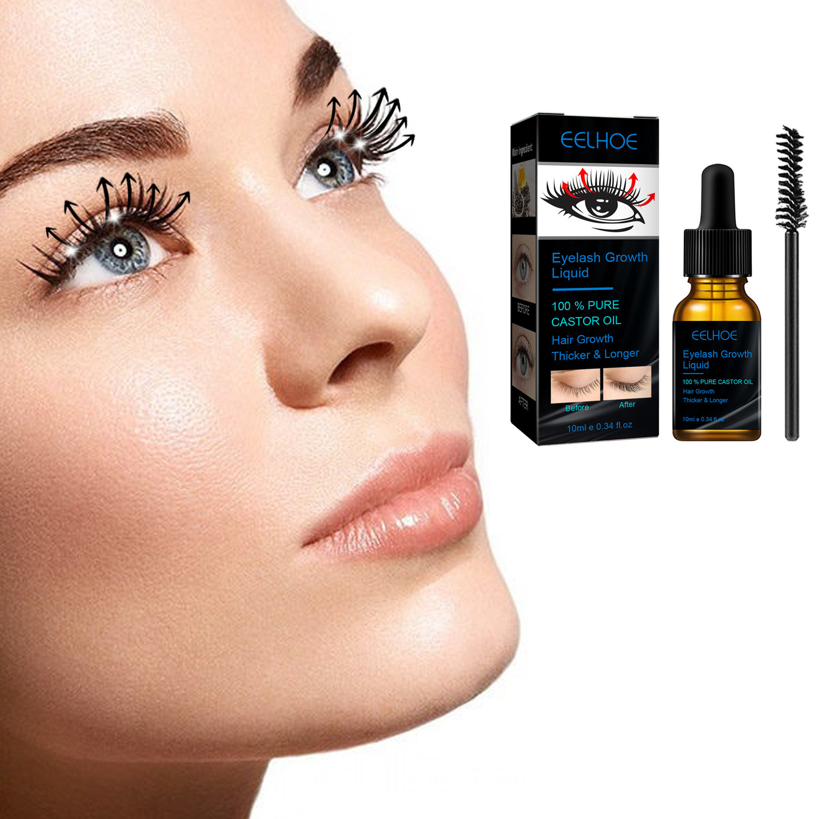 Castor Oil Eyelash Growth Seru - огляд і ціна Growth Factor Serum